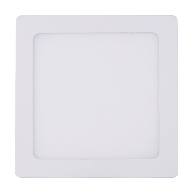 Pannello LED con cornice in alluminio sottile di forma quadrata